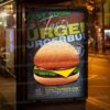 Download Burger Food Card Printable Template 3