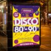 Download Disco Dj Party Card Printable Template 3