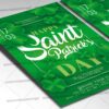 Download Happy Saint Patricks Green Day Card Printable Template 2