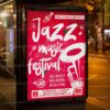 Download Jazz Music Festival Card Printable Template 3