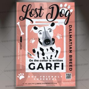 Download Lost Dog Card Printable Template 1