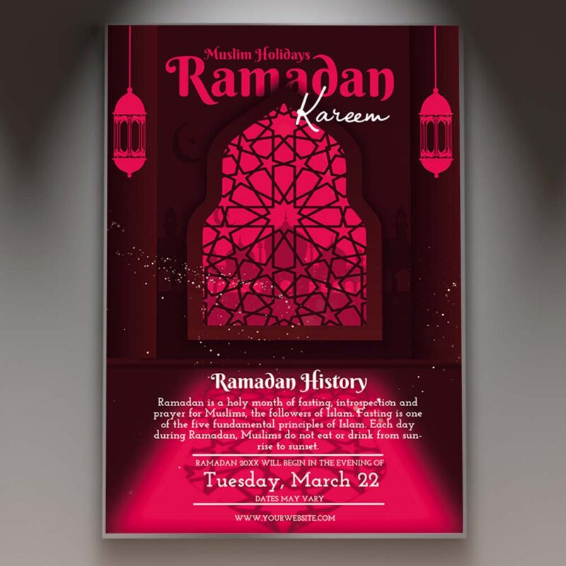 Download Ramadan Card Printable Template 1