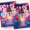 Rooftop Police Party - Flyer PSD Template | ExclusiveFlyer