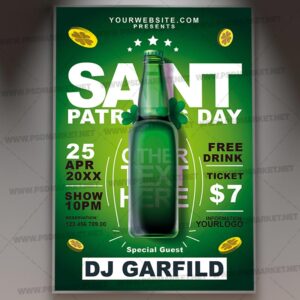 Download Saint Patricks Day Card Printable Template 1
