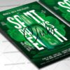 Download St Patricks Club Party Card Printable Template 2