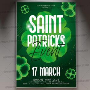 Download St Patricks Day Event Card Printable Template 1