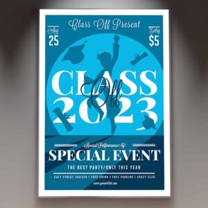 Download Class of 2023 Event Card Printable Template 1