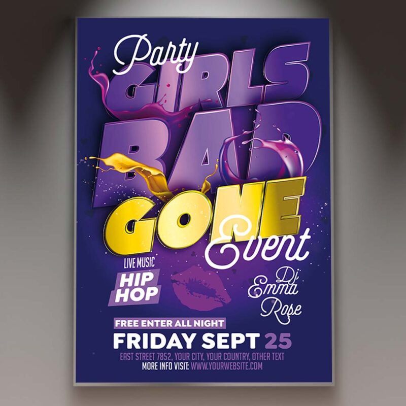 Download Girls Gone Bad Club Card Printable Template 1