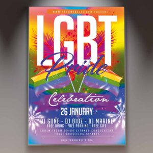 Download LGBT Pride Card Printable Template 1