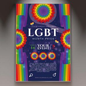 Download LGBTQ Pride Card Printable Template 1