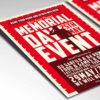 Download Memorial Day Event Card Printable Template 2