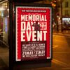 Download Memorial Day Event Card Printable Template 3